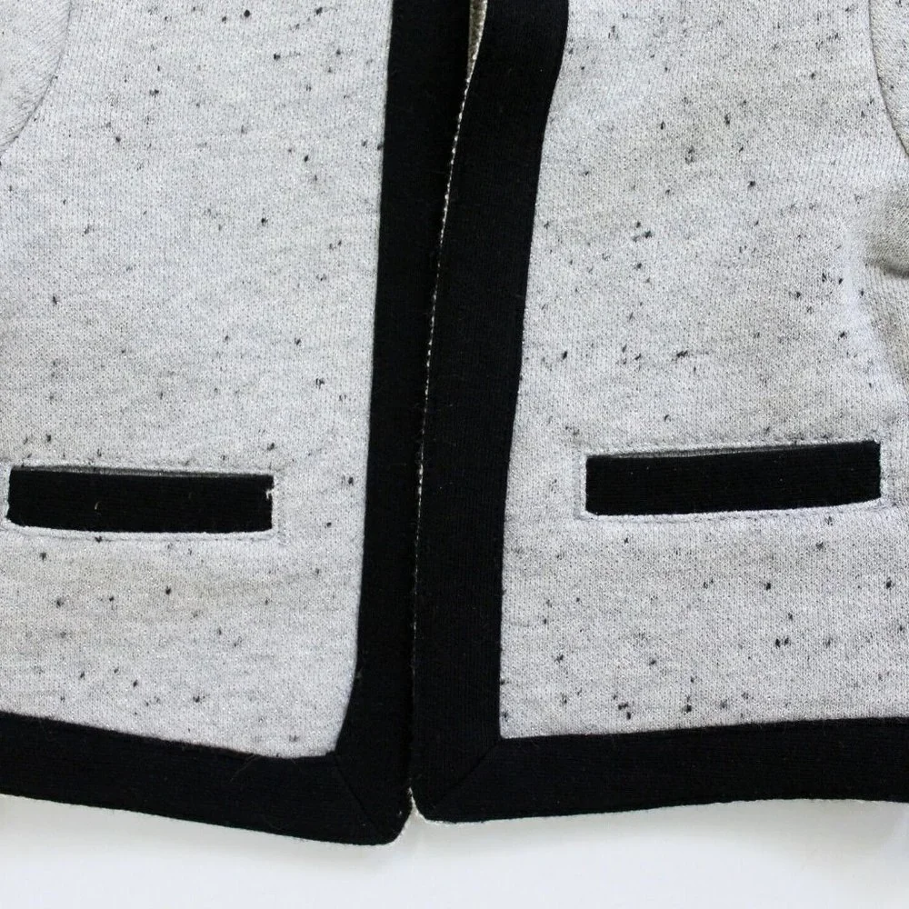 Genuine Kids by OshKosh Long Sleeve Black Trim Sparkle Jacket Size 12M